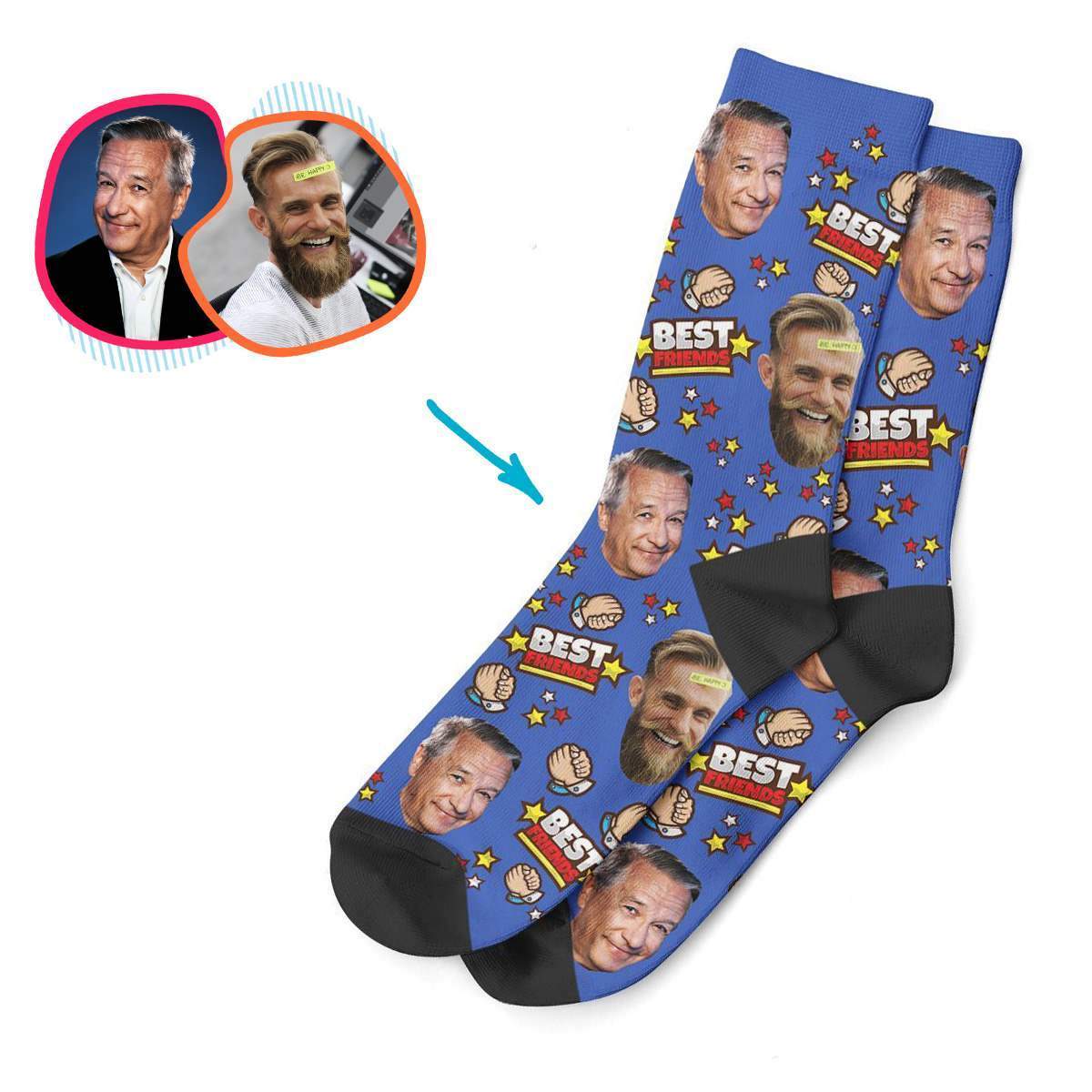 Best Friends Personalized Socks