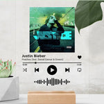 Load image into Gallery viewer, Acrylic Song Plaque - Justin Bieber
