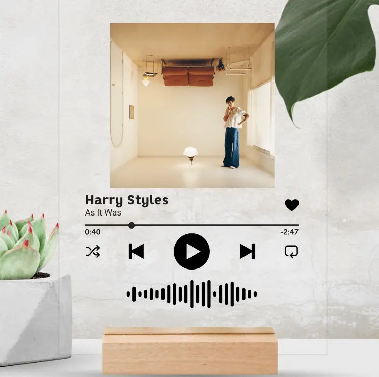 Popular Acrylic Song Plaque - Harry Styles