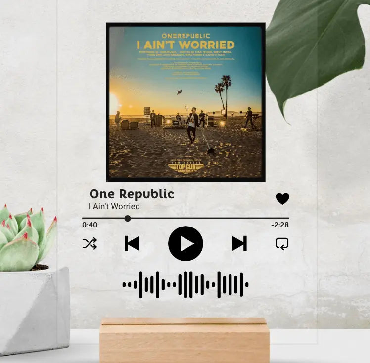 Popular Acrylic Song Plaque - OneRepublic