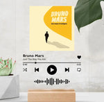 Load image into Gallery viewer, Acrylic Song Plaque - Bruno Mars
