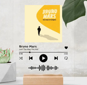Acrylic Song Plaque - Bruno Mars