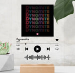 Load image into Gallery viewer, Acrylic Song Plaque - BTS Dynamite
