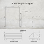 Load image into Gallery viewer, Acrylic Song Plaque - NF (Time)
