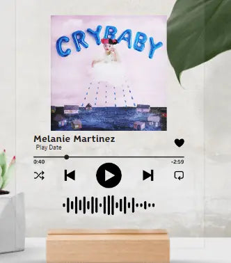 Acrylic Song Plaque - Melanie Martinez (Play Date)