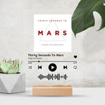 Load image into Gallery viewer, Acrylic Song Plaque - Thirty Seconds To Mars (Kings and Queens)
