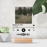 Load image into Gallery viewer, Acrylic Song Plaque - Shallou &amp; Ashe (Good Together)
