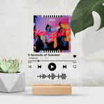 Load image into Gallery viewer, Acrylic Song Plaque - 5 Seconds of Summer (Youngblood)
