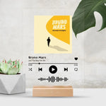 Load image into Gallery viewer, Acrylic Song Plaque - Bruno Mars
