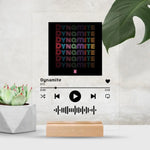Load image into Gallery viewer, Acrylic Song Plaque - BTS Dynamite
