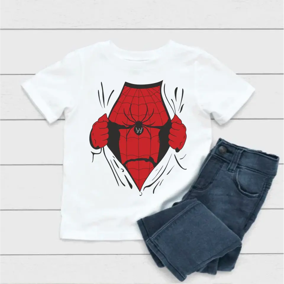 Spider defender in shirt