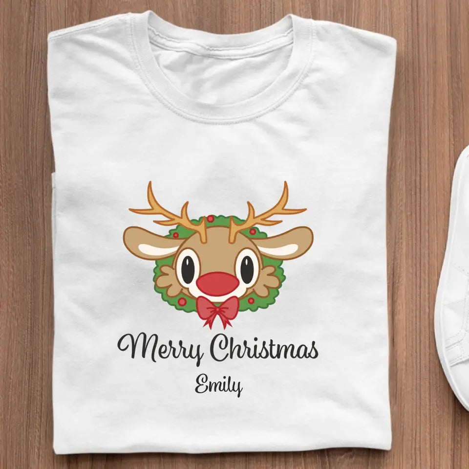 Merry Christmas With Deer