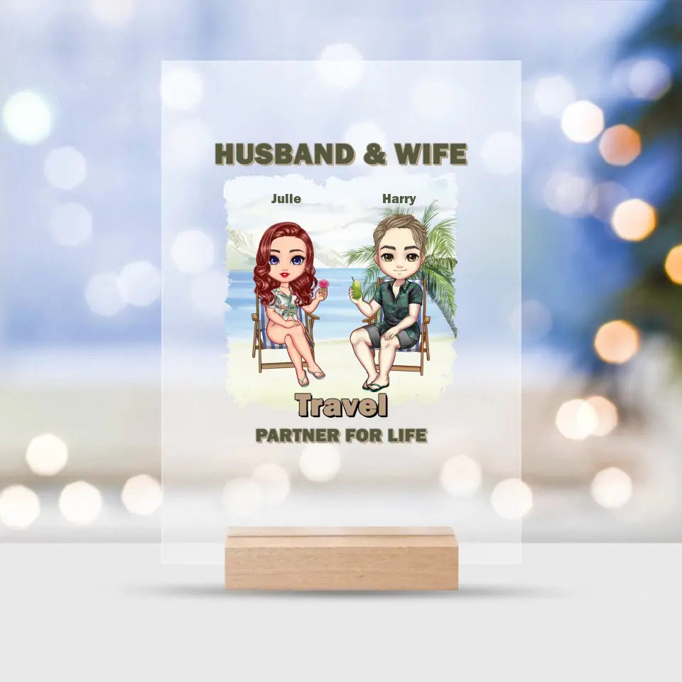 Husband & Wife. Travel partner for life