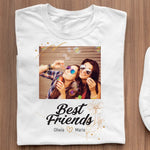 Load image into Gallery viewer, Best Friends - T-Shirt With Your Own Photo
