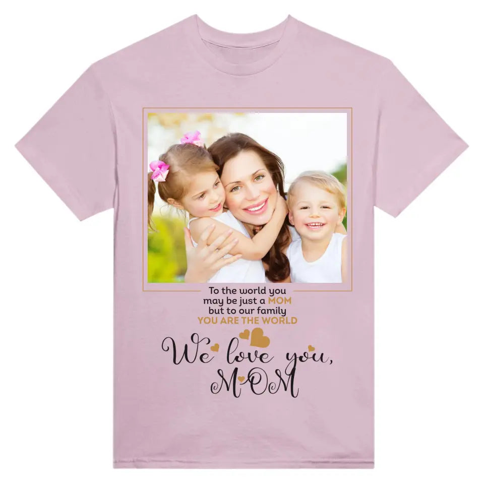 Personalized T-shirt With Your Own Photo For Mother's Day