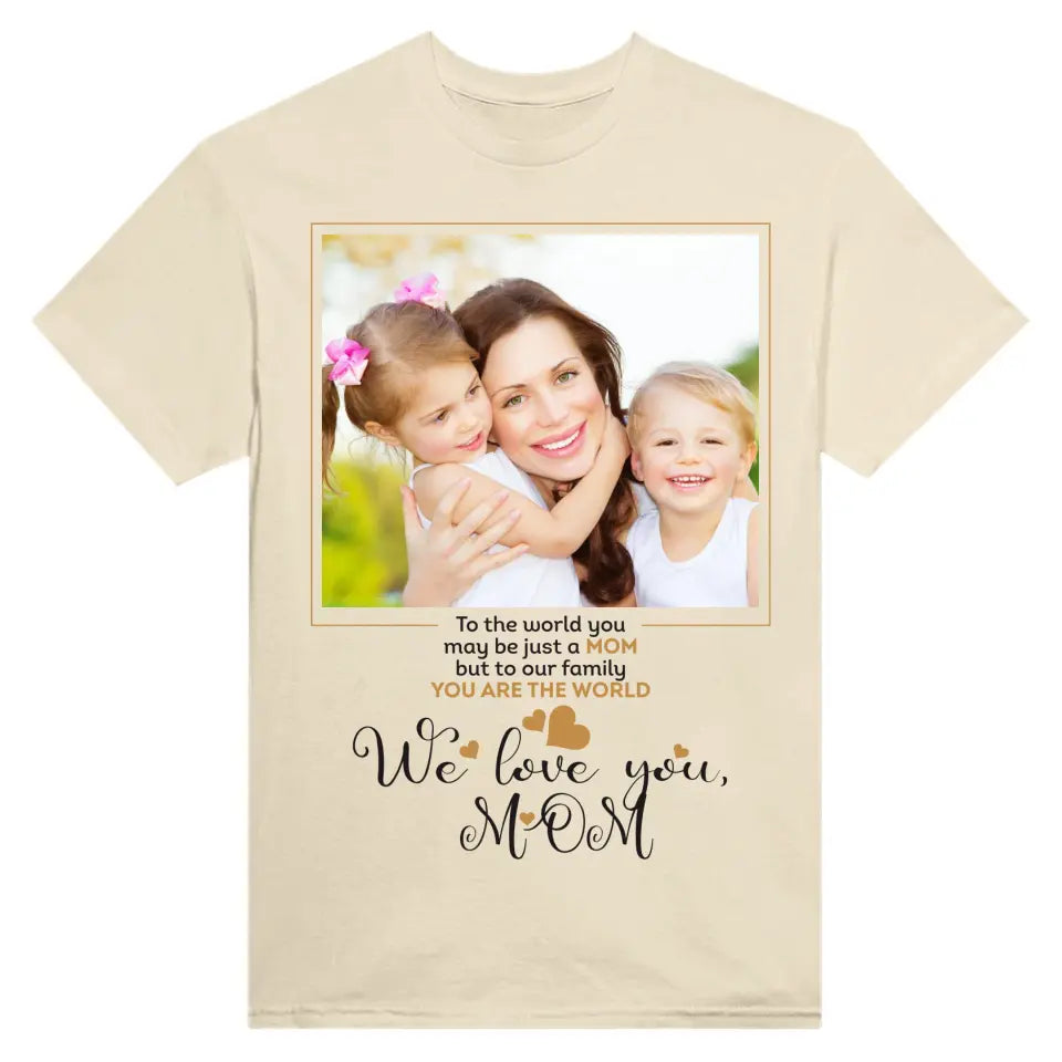 Personalized T-shirt With Your Own Photo For Mother's Day
