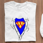 Load image into Gallery viewer, Blue Hero In Shirt
