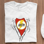 Load image into Gallery viewer, Kid's Red Hero In Shirt
