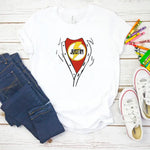 Load image into Gallery viewer, Kid's Red Hero In Shirt
