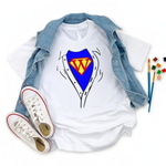 Load image into Gallery viewer, Kid's Blue Hero In Shirt
