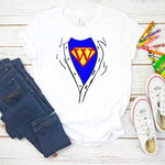 Load image into Gallery viewer, Kid's Blue Hero In Shirt
