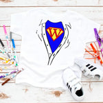 Load image into Gallery viewer, Kid's Blue Hero In Shirt
