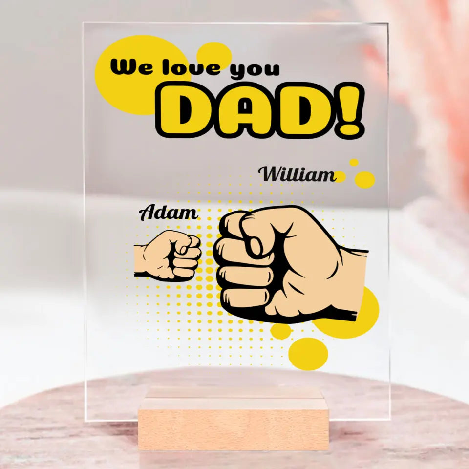 Acrylic Glass - A Gift For Father's Day