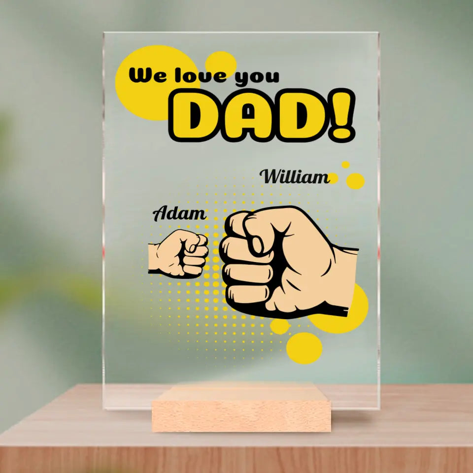 Acrylic Glass - A Gift For Father's Day