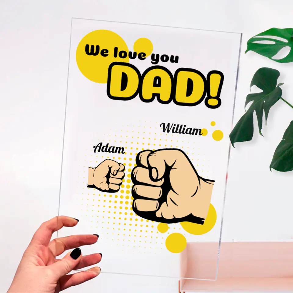 Acrylic Glass - A Gift For Father's Day