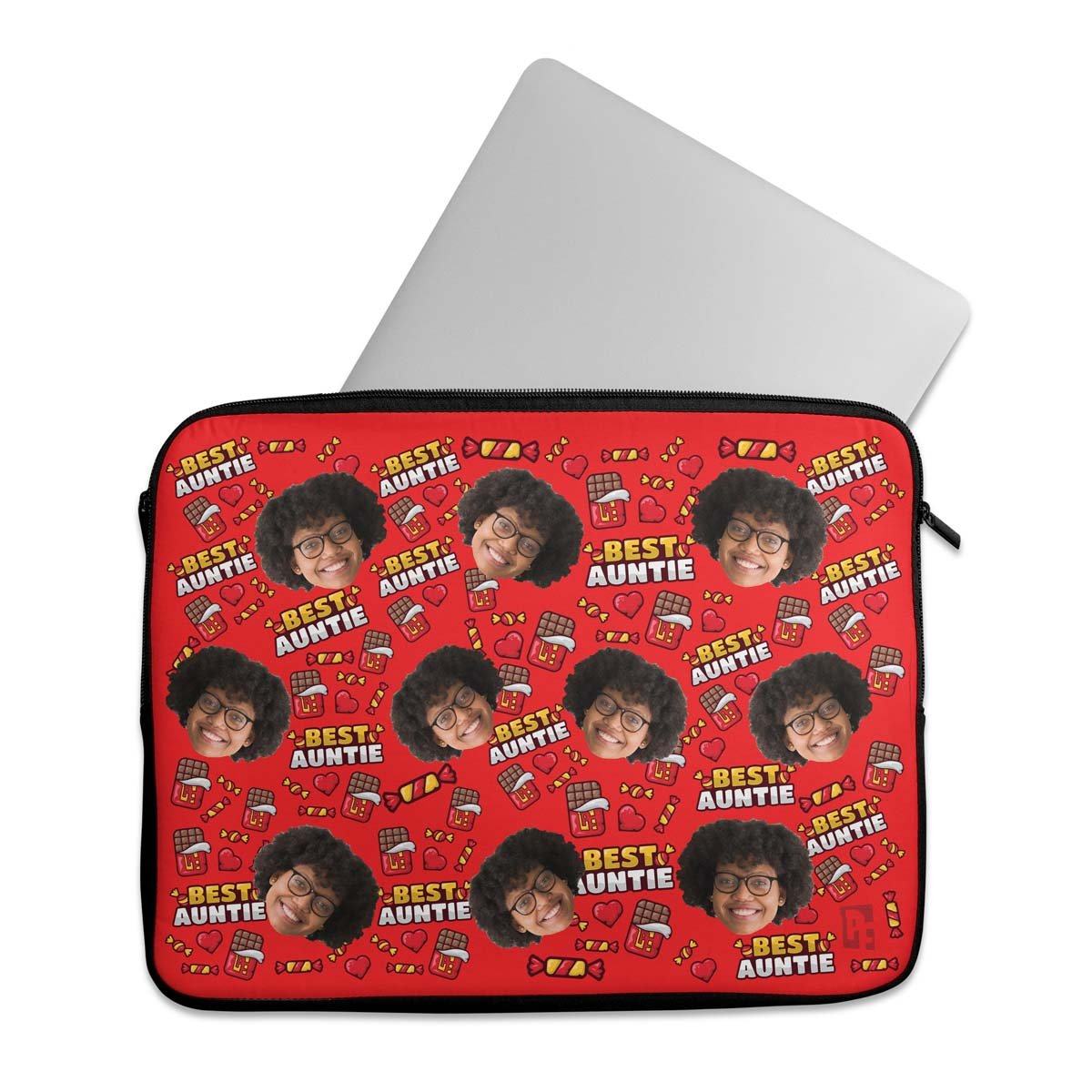 Auntie Personalized Laptop Sleeve