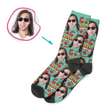 Load image into Gallery viewer, Auntie Personalized Socks
