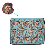 Load image into Gallery viewer, Bacon and Eggs Personalized Laptop Sleeve
