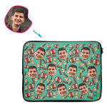 Load image into Gallery viewer, Bacon and Eggs Personalized Laptop Sleeve
