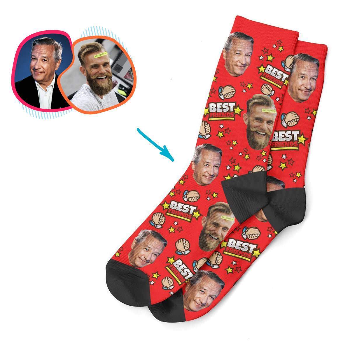 Best Friends Personalized Socks