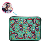 Load image into Gallery viewer, BFF for Him Personalized Laptop Sleeve
