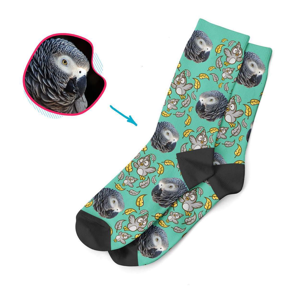 Bird Personalized Socks