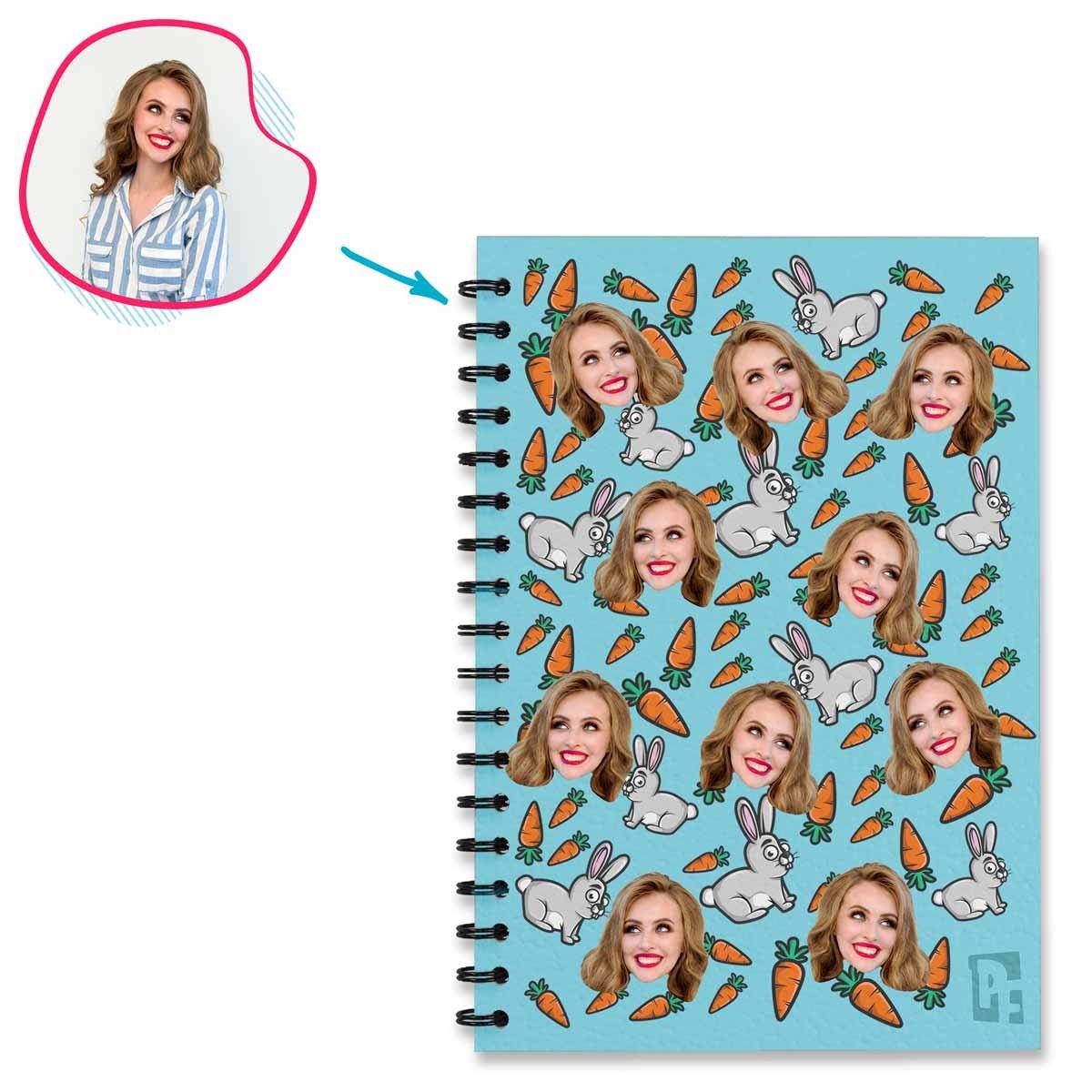 Bunny Personalized Notebook