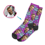 Load image into Gallery viewer, Cat Dad Personalized Socks
