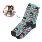 Load image into Gallery viewer, Cat Mom Personalized Socks
