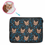 Load image into Gallery viewer, Cat Personalized Laptop Sleeve
