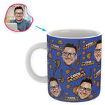 Load image into Gallery viewer, darkblue Cool Grandfather mug personalized with photo of face printed on it
