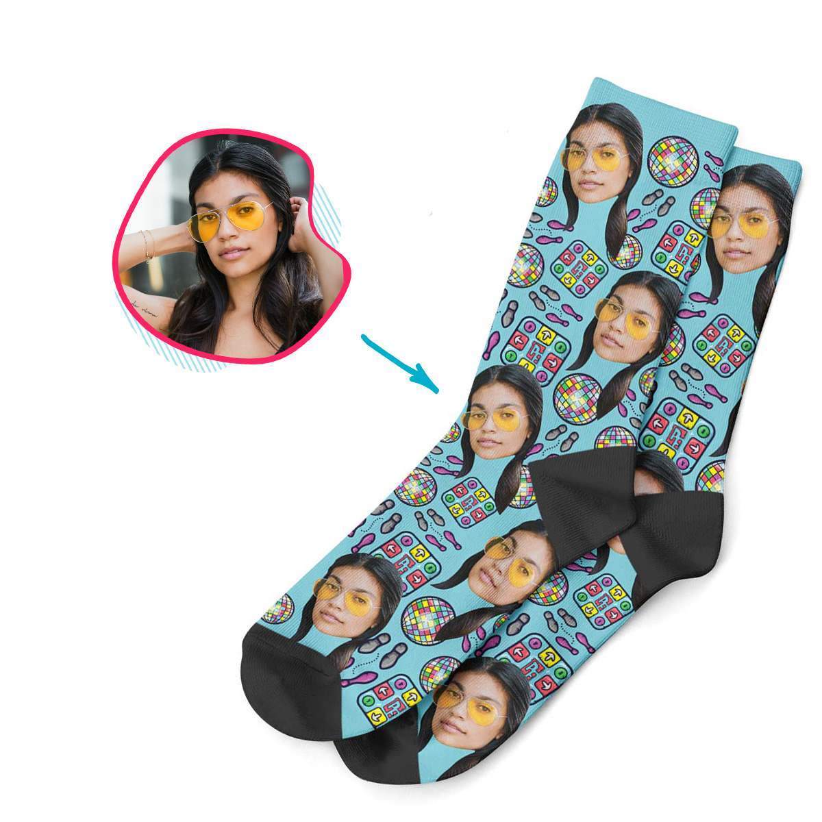 Dancing Personalized Socks