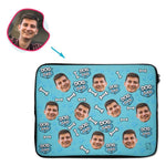 Load image into Gallery viewer, Dog Dad Personalized Laptop Sleeve
