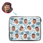 Load image into Gallery viewer, Dog Dad Personalized Laptop Sleeve
