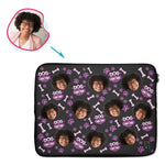 Load image into Gallery viewer, Dog Mom Personalized Laptop Sleeve
