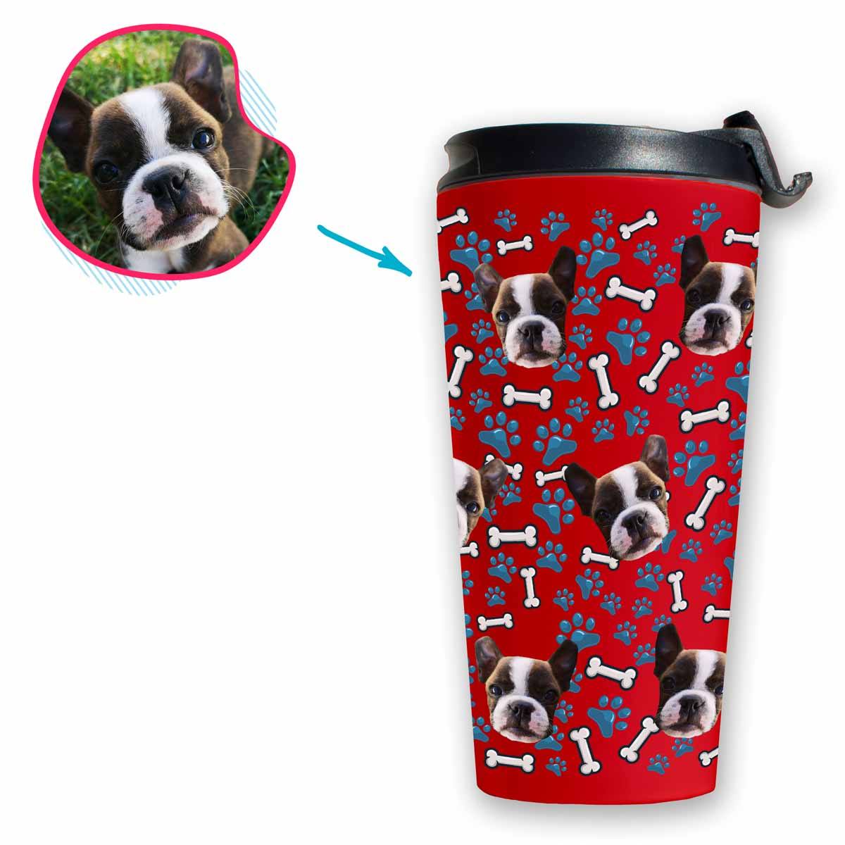 Dog Personalized Travel Mug