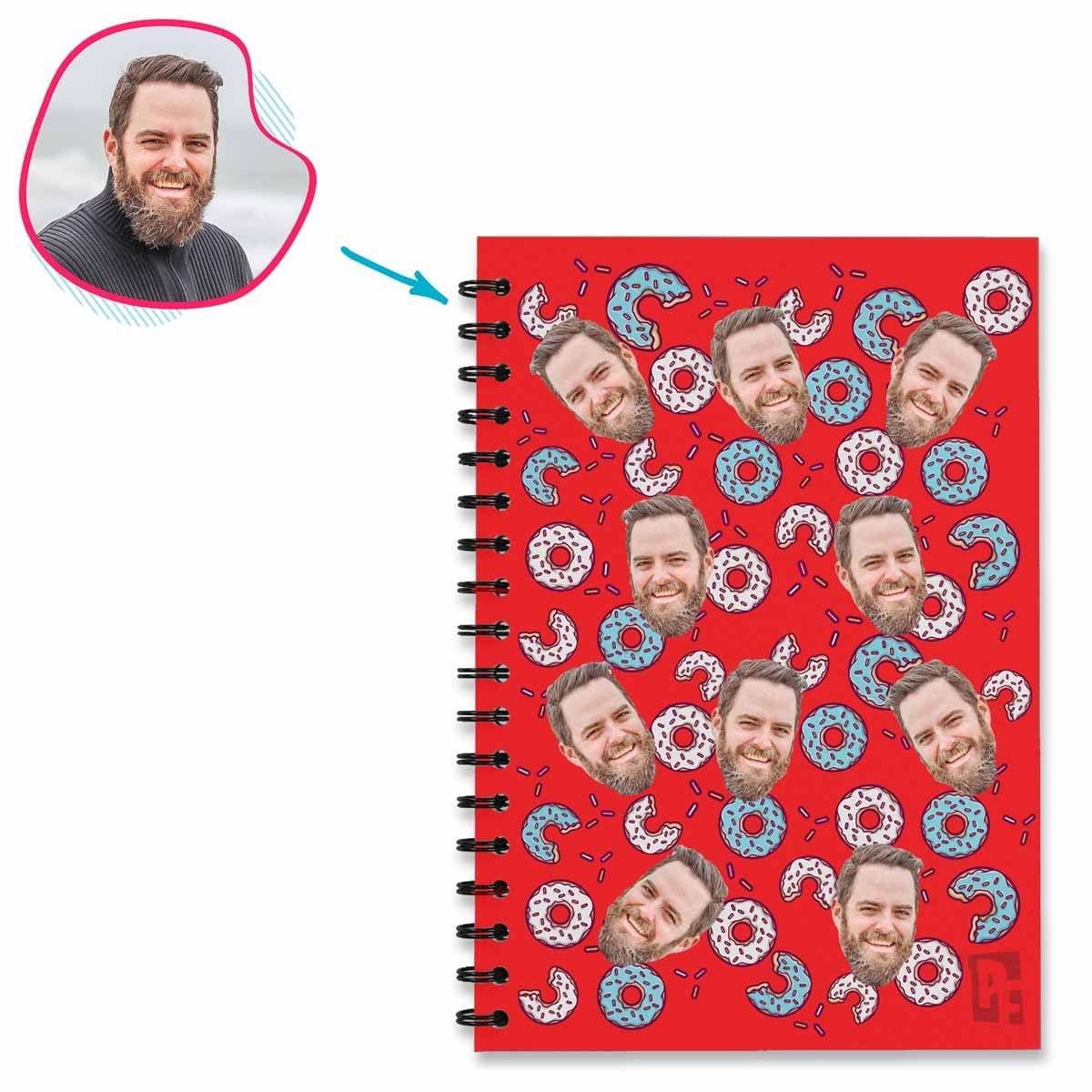 Donuts Personalized Notebook