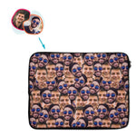 Load image into Gallery viewer, Face Mash laptop sleeve personalized with photo of face printed on them
