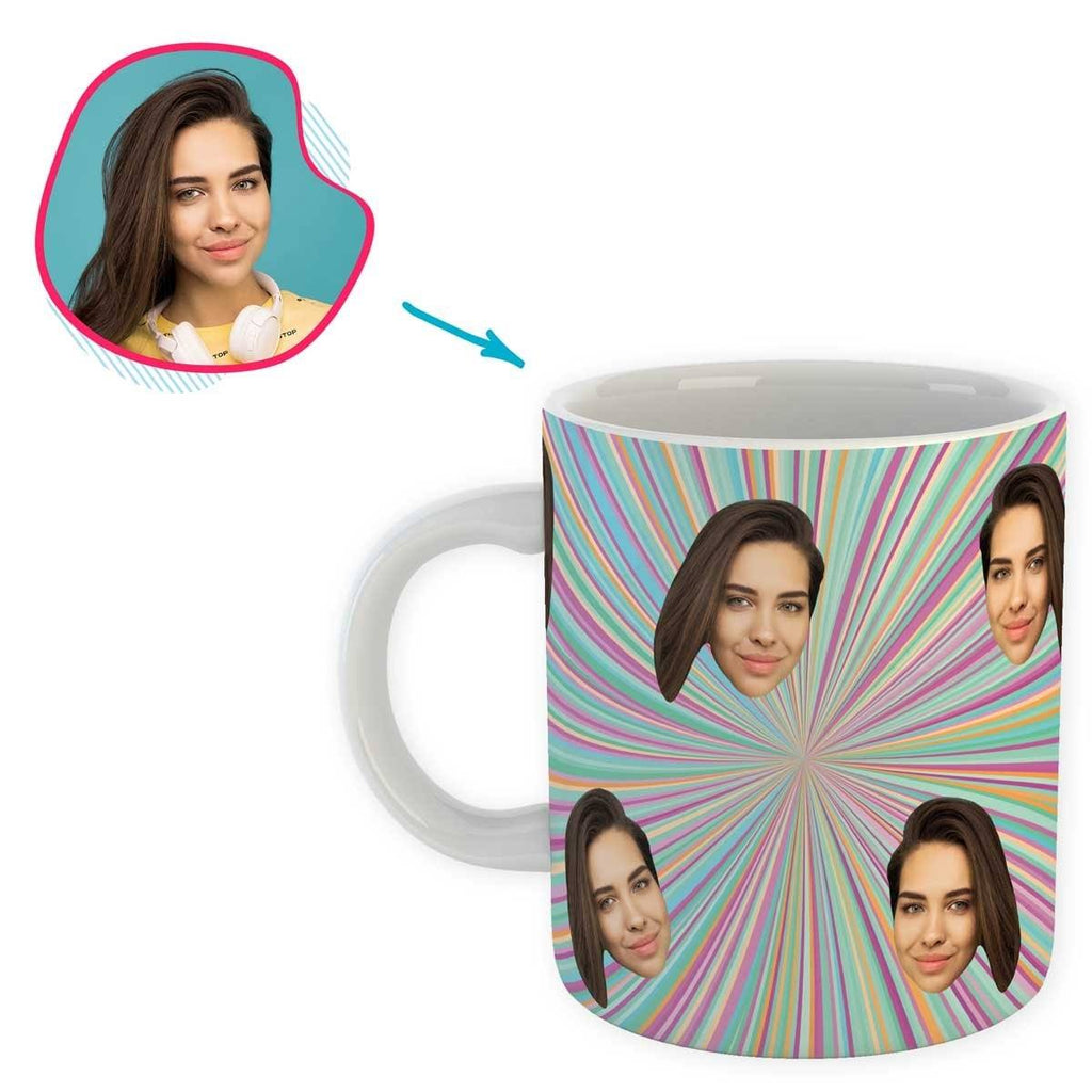 fantasy Fantasy mug personalized with photo of face printed on it