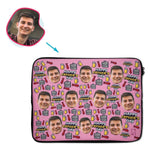 Load image into Gallery viewer, Fathers Day Personalized Laptop Sleeve
